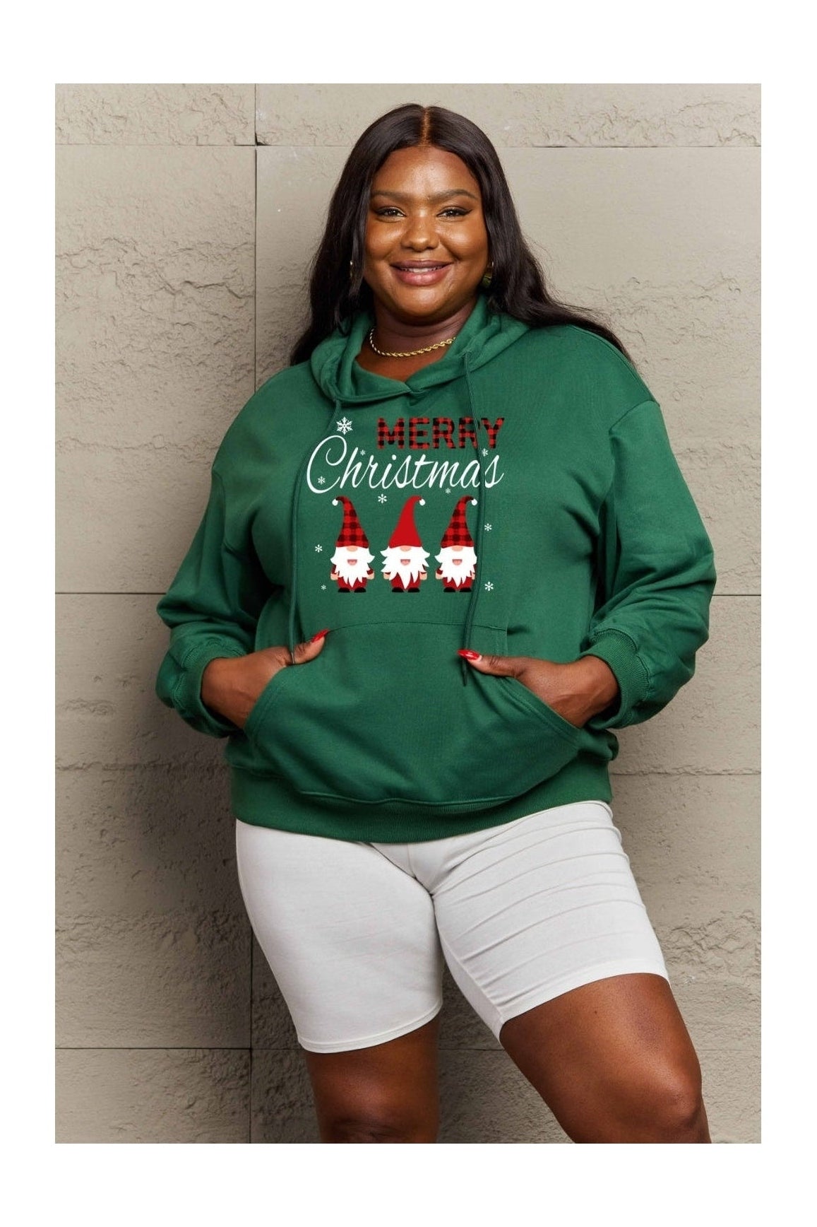 Simply Love Full Size MERRY CHRISTMAS Graphic Hoodie nicholesgifts