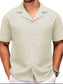 Men's Plus Size Button Down Short Sleeve Shirt nicholesgifts