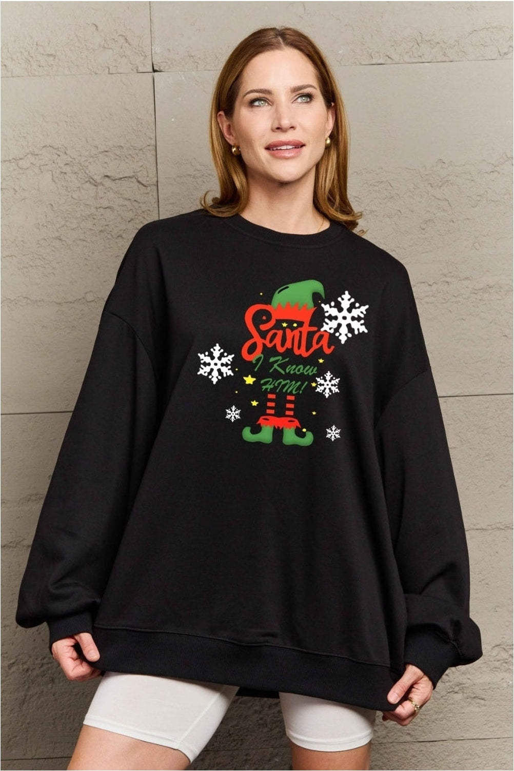 Simply Love Full Size Graphic Round Neck Sweatshirt nicholesgifts