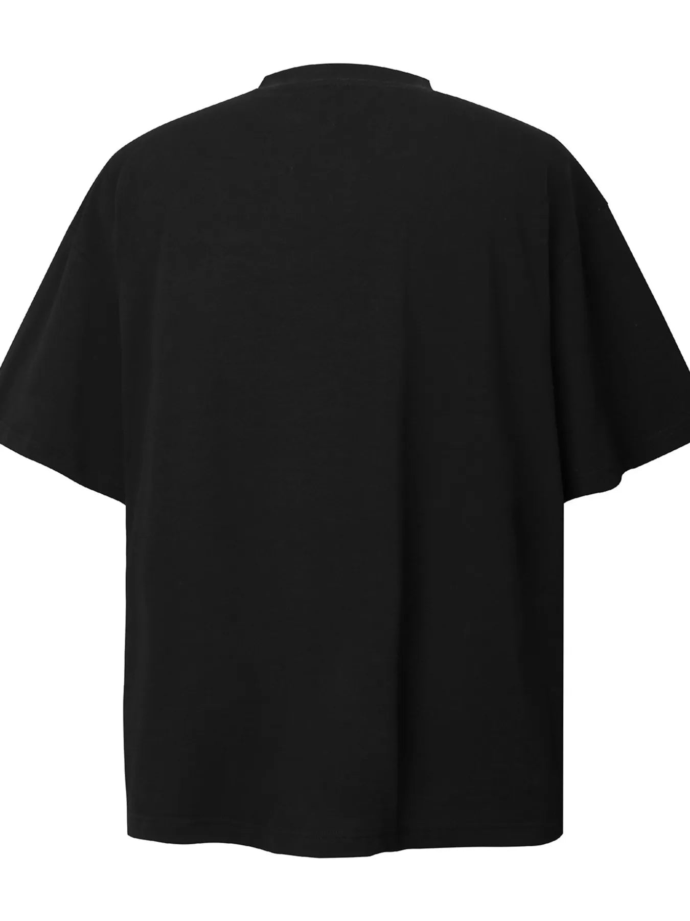 Men's Oversized Round Neck Short Sleeve T-Shirt Trendsi