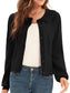 Collared Long Sleeve Button Down Cardigan nicholesgifts