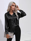 Collared Neck Buttoned Long Sleeve Shirt nicholesgifts