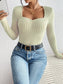 Honey Ribbed Long Sleeve T-Shirt nicholesgifts