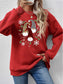 Faceless Gnomes Graphic Drop Shoulder Sweatshirt nicholesgifts