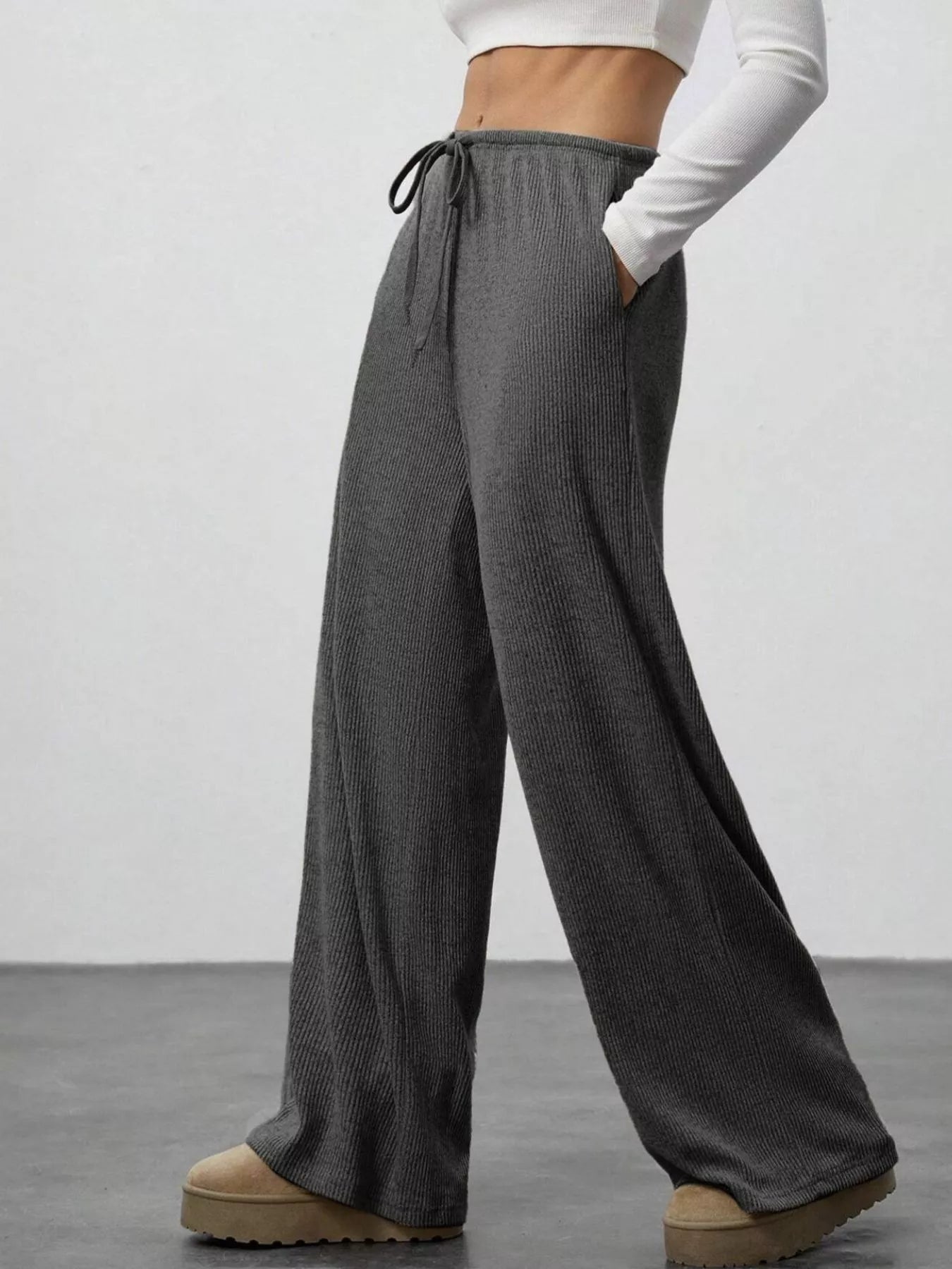Women Relaxed Fit Drawstring Pants nicholesgifts
