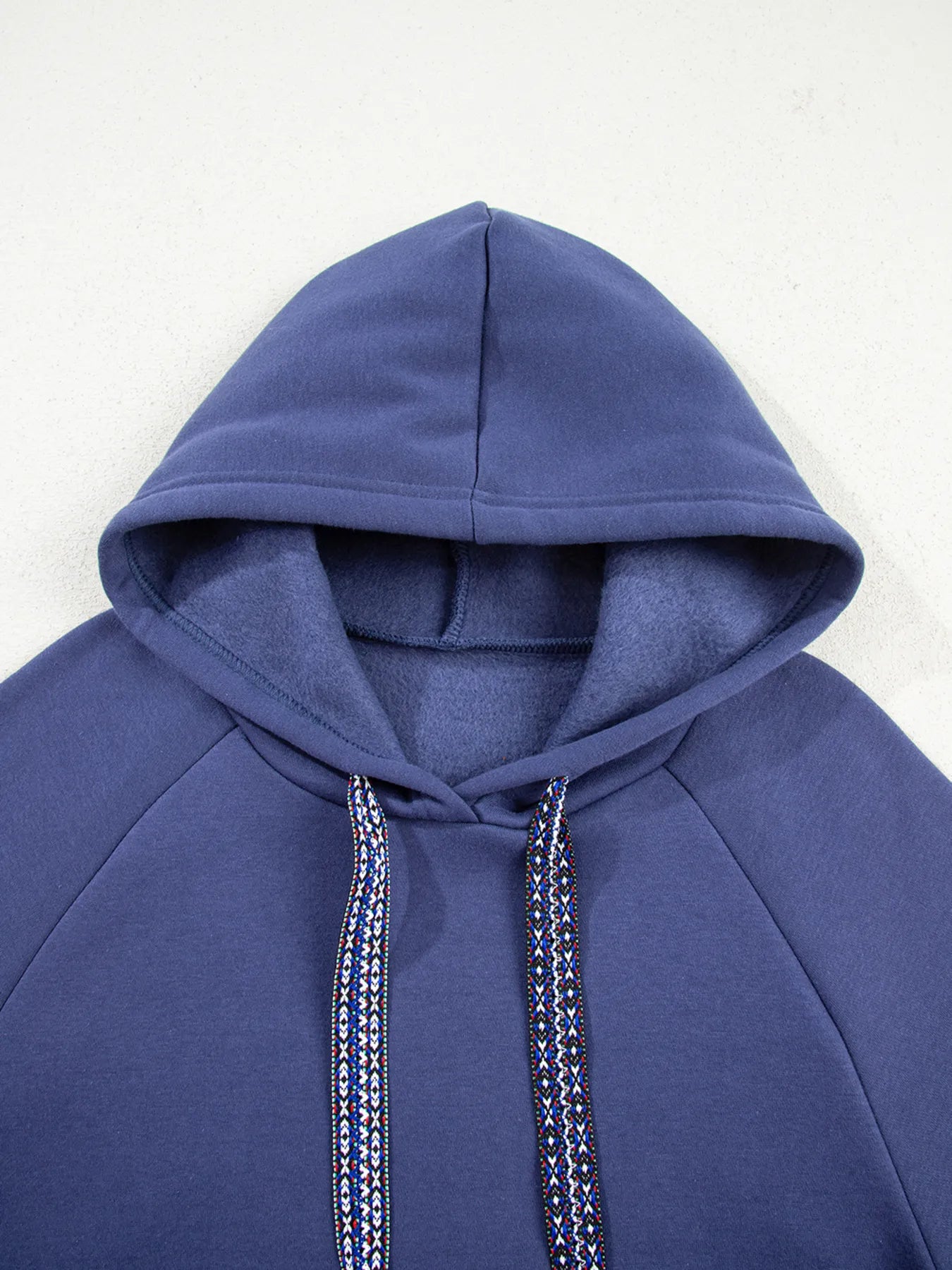 Fleece Lined Adjustable Drawstring Oversize Tunic Hoodie