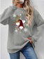 Faceless Gnomes Graphic Drop Shoulder Sweatshirt nicholesgifts