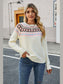 Round Neck Raglan Sleeve Sweater nicholesgifts