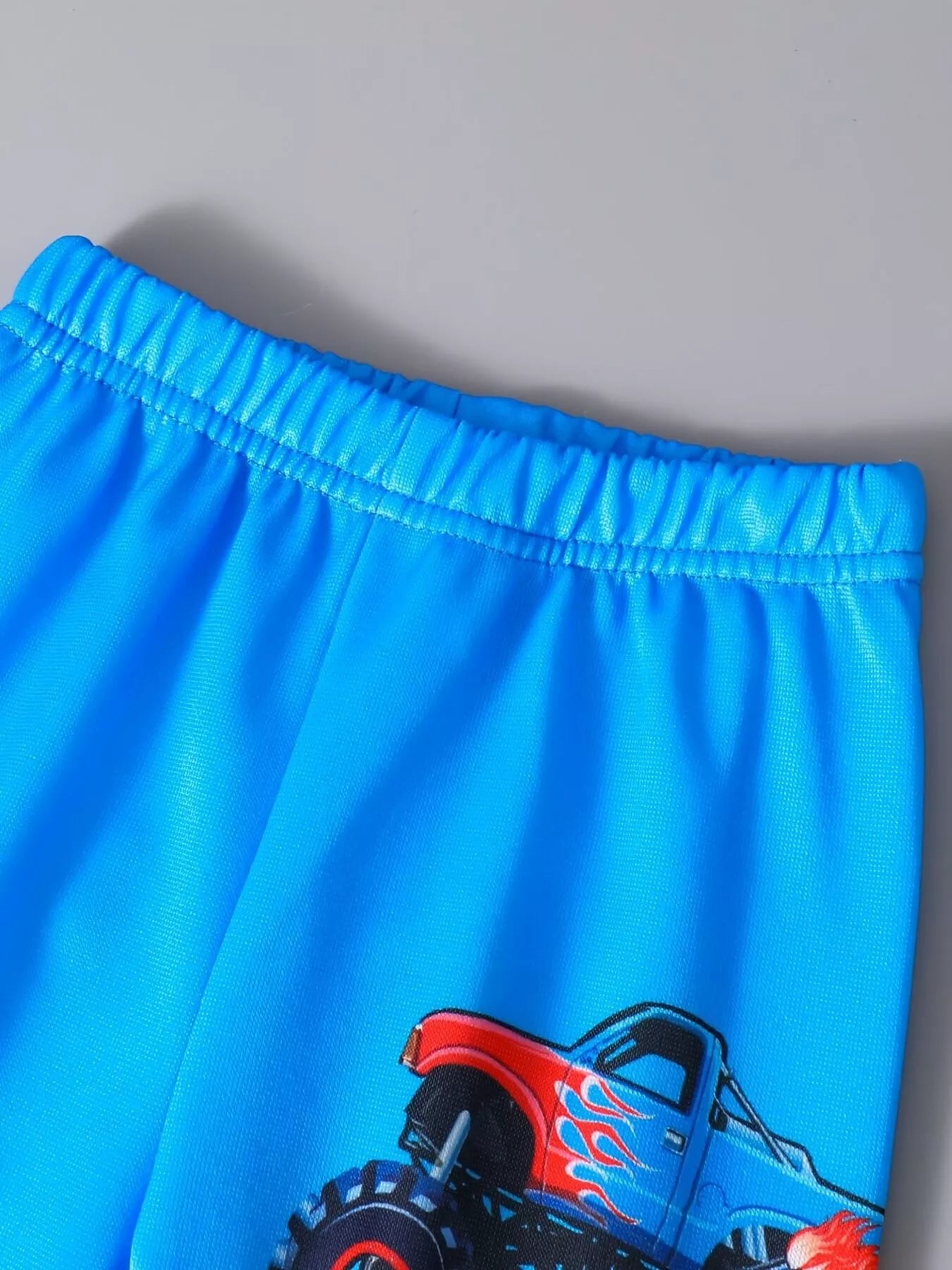 Children's Cartoon Truck Graphic Hoodie & Pants Set NicholesGifts