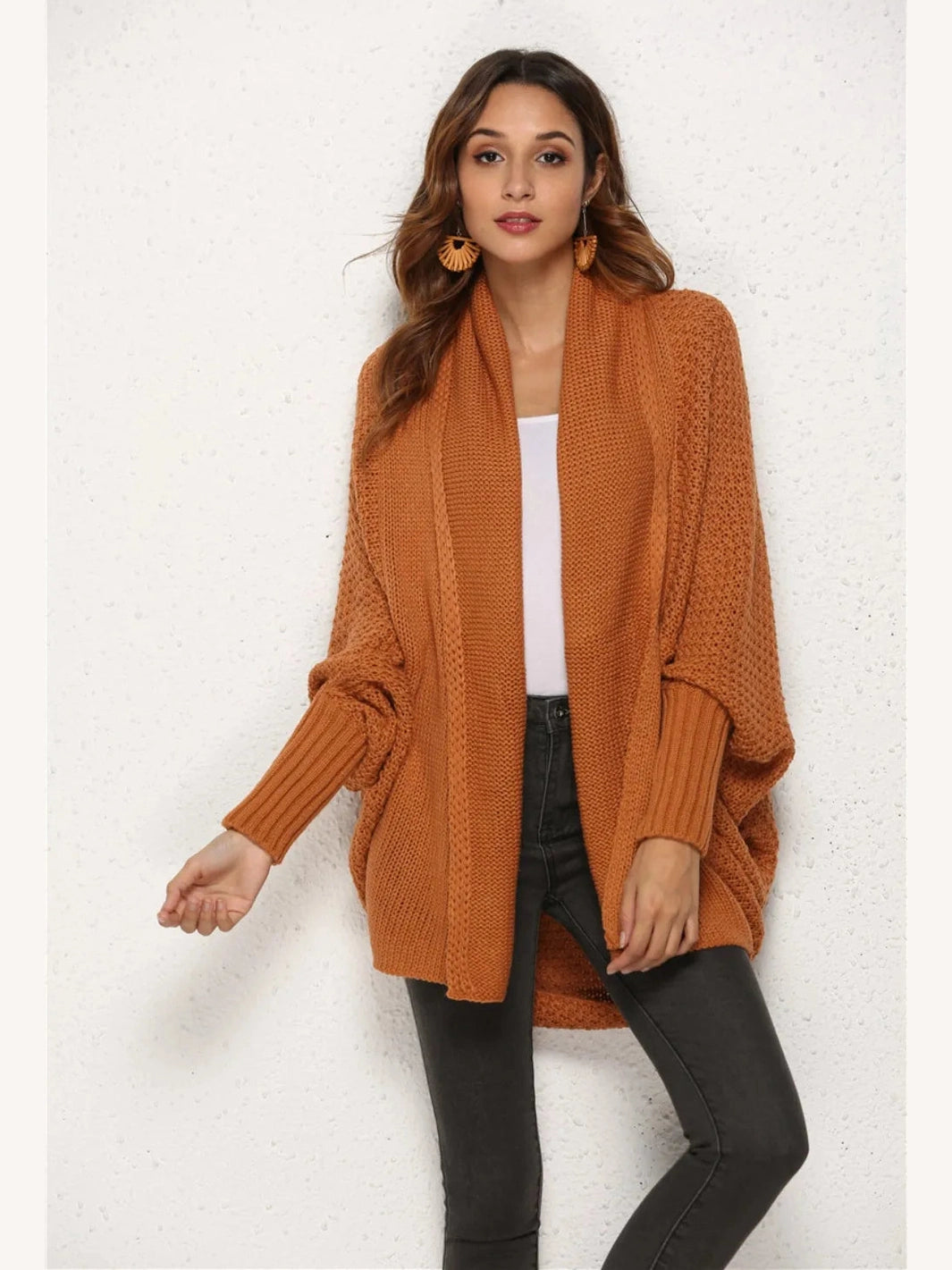 Women Angel Wings Open Front Batwing Sleeve Cardigan nicholesgifts