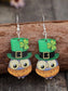 Owl Acrylic Dangle Earrings nicholesgifts