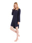 Round Neck Night Dress with Pocket nicholesgifts