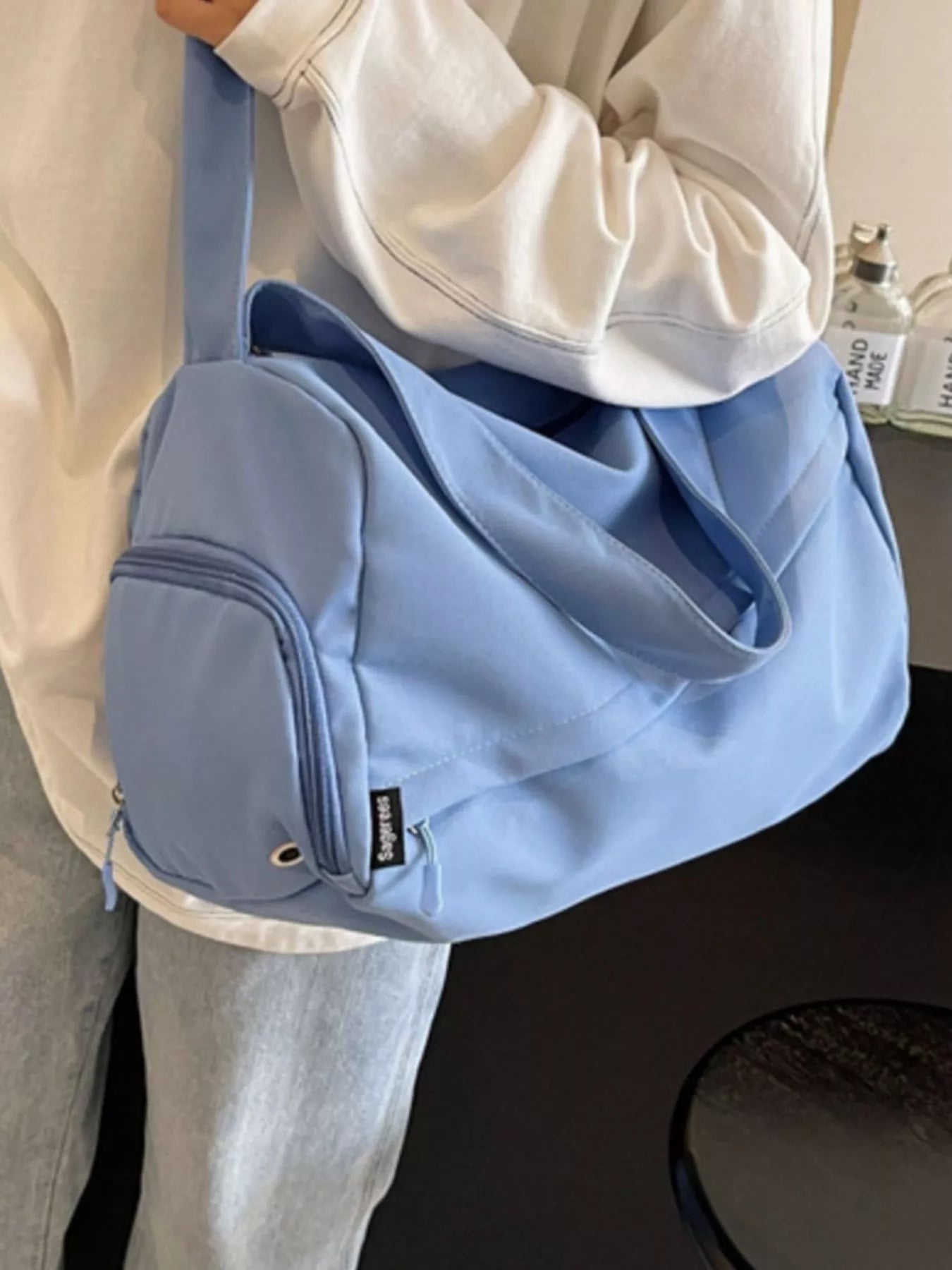 Lightweight Travel Duffel Bag with Shoulder Strap nicholesgifts