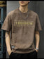 Men's Full Size Freedom Vintage Round Neck T-Shirt Plus Size nicholesgifts