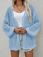 Openwork Button Front Cardigan nicholesgifts