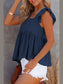 Full Size Ruffled Square Neck Cap Sleeve Blouse nicholesgifts