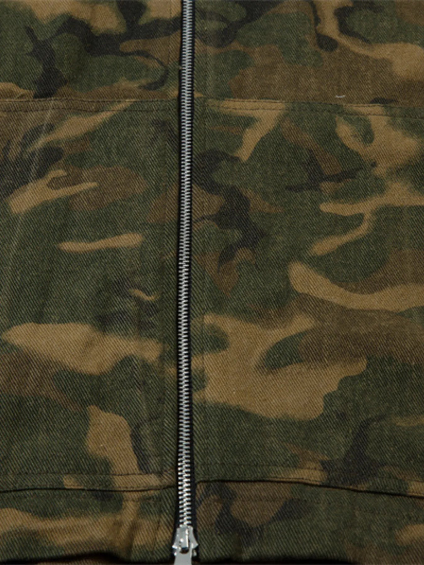 Men's Camouflage Zip Up Hooded Windbreaker Jacket