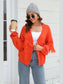 Angel Wings Fringe Trim Open Front Cardigan nicholesgifts
