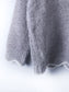 Notched Dropped Shoulder Long Sleeve Sweater nicholesgifts
