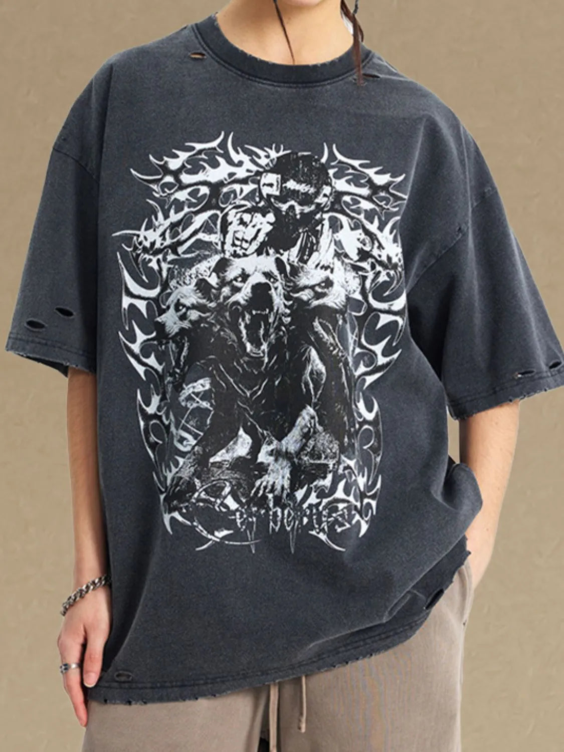 Men's Graphic Round Neck Half Sleeve T-Shirt NicholesGifts