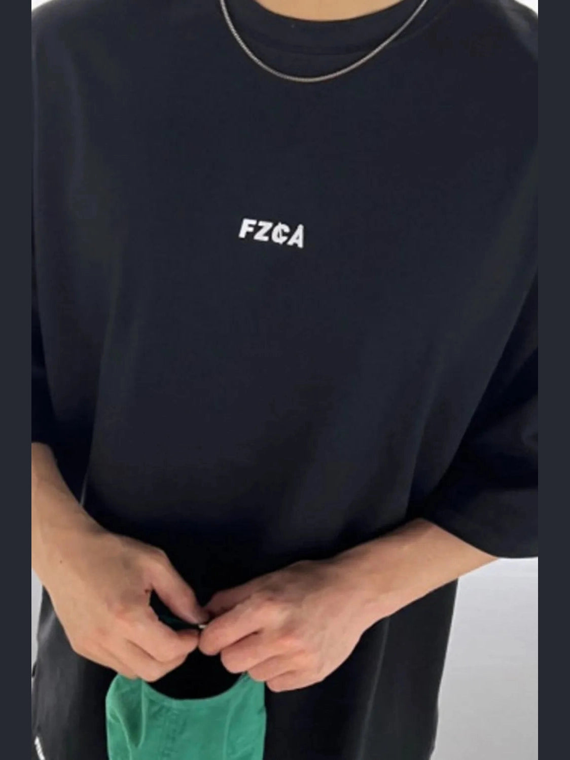 Men's Plus Size Letter Round Neck Half Sleeve T-Shirt Trendsi