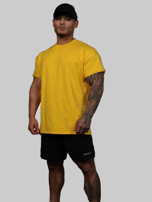 Men's Plus Size Round Neck Half Sleeve T-Shirt nicholesgifts