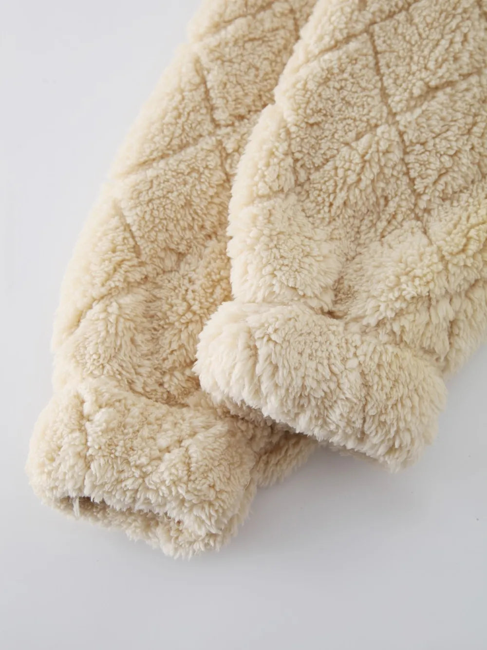 Fuzzy Pocketed Zip Up Jacket nicholesgifts