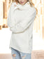 Turtleneck Drop Shoulder Long Sleeve Sweater nicholesgifts