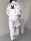 Full Size Striped Quarter Zip Top and Pants Set Plus Size nicholesgifts