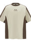 Men's Relaxed Fit Color Block T-Shirt nicholesgifts
