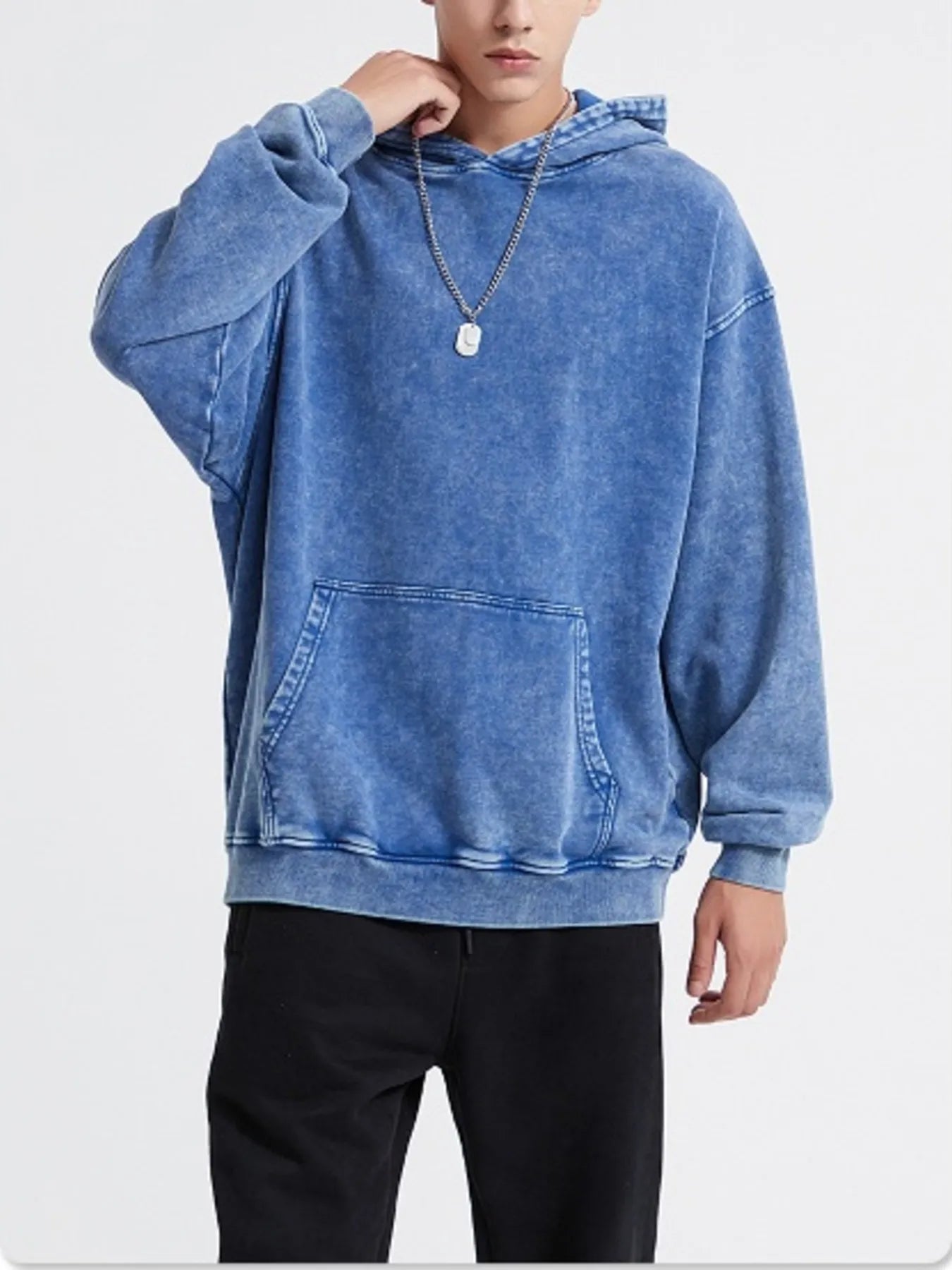 Men's Kangaroo Pocket Long Sleeve Hoodie NicholesGifts