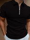 Men's Full Size Collared Neck Short Sleeve Polo Plus Size nicholesgifts