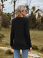 Ribbed Round Neck Long Sleeve Tee nicholesgifts