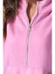 Women Half Zip Short Sleeve Hoodie nicholesgifts