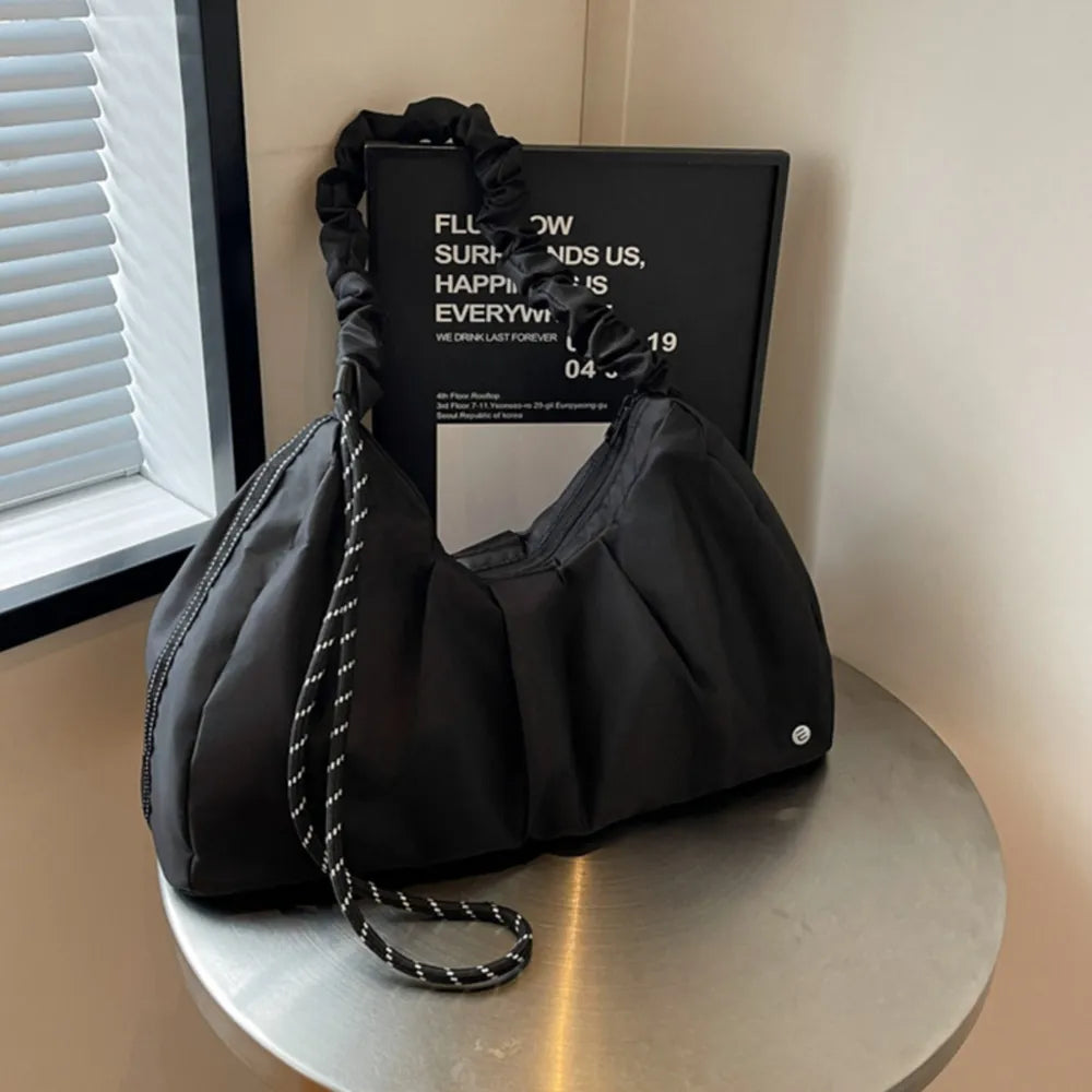 Ruched Large Tote Bag Trendsi