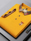 Men's Plus Size Classic Plaid Collar Casual Polo Shirt nicholesgifts