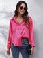 Collared Neck Buttoned Long Sleeve Shirt nicholesgifts