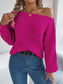 Openwork Long Sleeve Sweater nicholesgifts