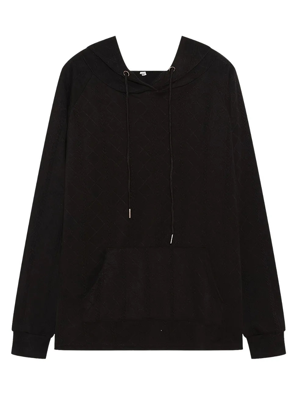 Full Size Drawstring Long Sleeve Hoodie Trendsi
