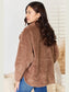 Culture Code Double Breasted Fuzzy Coat nicholesgifts