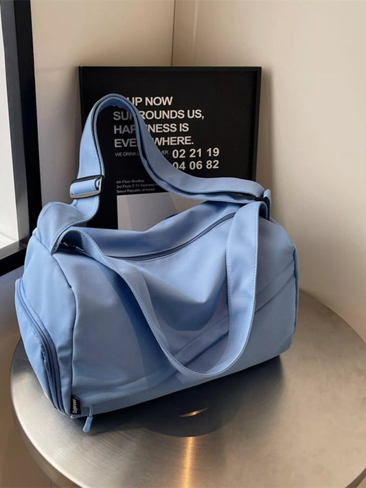 Adjustable Strap Solid Color Travel Bag nicholesgifts