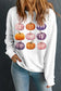 Pumpkin Graphic Long Sleeve Sweatshirt nicholesgifts