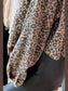 Leopard Button Down Long Sleeve Jacket nicholesgifts