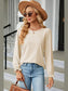 Round Neck Flounce Sleeve T-Shirt nicholesgifts