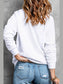 Women Valentine's Day Checkered Heart Long Sleeve Sweatshirt nicholesgifts