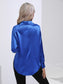 Collared Neck Buttoned Long Sleeve Shirt nicholesgifts