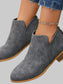Women Point Toe Block Heels Boots nicholesgifts