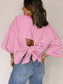 Striped Back Bow Tie T-Shirt nicholesgifts