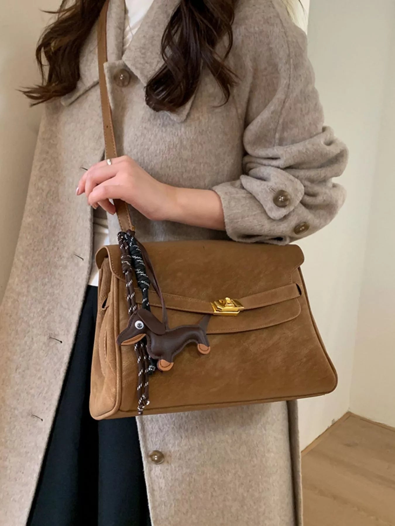 Buckle Shoulder Bag nicholesgifts