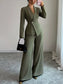 One Button Blazer and Pants Set nicholesgifts
